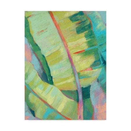 Jennifer Goldberger 'Vibrant Palm Leaves I' Canvas Art,14x19